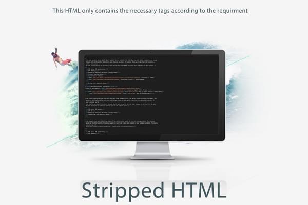 Stripped HTML Thumbnail